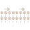 20Stk Alloy Pearl Patch Schuhe Langlebig Und 2