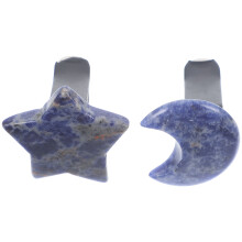 8Stk Blaue Auto Lüftungsclip Mond & Stern Blau Innenraum Deko