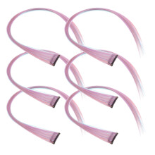 24Stk Farbreiche Clip-in Extensions Hohe Haltbarkeit Für Damen