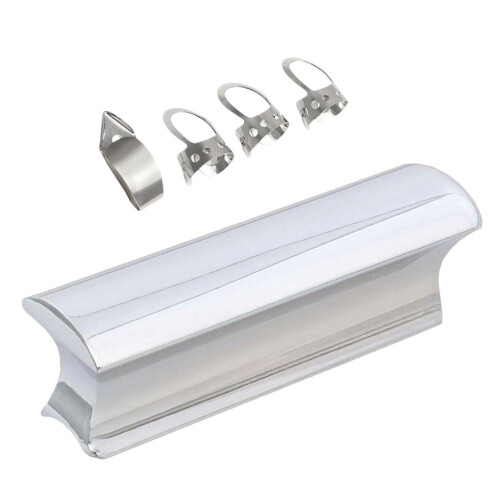 20Stk Metall Guitar Slide Gitarren Bar Robust Silber