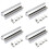 20Stk Metall Guitar Slide Gitarren Bar Robust Silber 6