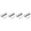 20Stk Metall Guitar Slide Gitarren Bar Robust Silber 5