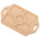 2Stk Puppenhaus Tablett Holz Khaki Kleine 1