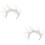 2Stk Haarband Gold Feder Haarschmuck 5