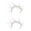 2Stk Haarband Gold Feder Haarschmuck 6