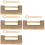 4Sets Mini Schmuckbox Kupferlatches Retro Zuhause 8