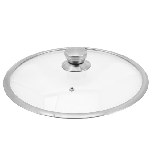 2Stk Robuster Transparenter Kochtopfdeckel Mit Edelstahlrahmen 1