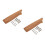2Stk Robustes Holz Messergriff-Set, Komfortabel, Rutschfest, 5