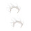 2Stk Haarband Gold Feder Haarschmuck 4