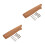 2Stk Robustes Holz Messergriff-Set, Komfortabel, Rutschfest, 9