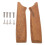 2Stk Robustes Holz Messergriff-Set, Komfortabel, Rutschfest, 3