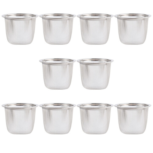 40Stk Feines Teesieb Langlebiger Teefilter Silber
