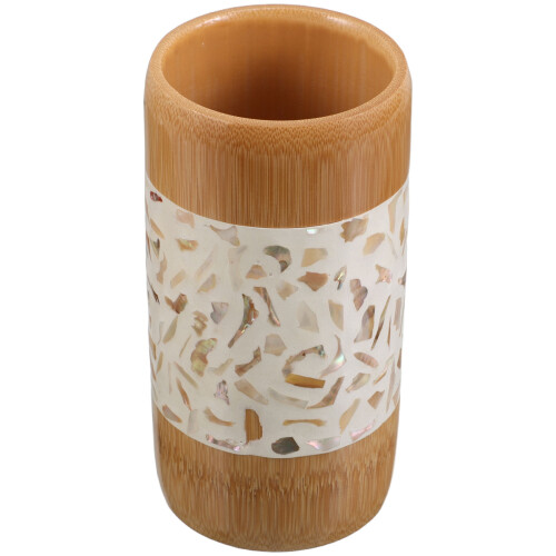 5Stk Bambus Schreibtisch Organizer Stiftebehälter Beige Robust