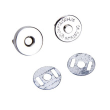 3Stk Runde Magnetknöpfe Silber Zum Für Taschen 18Mm 10Er Set
