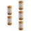 5Stk Bambus Schreibtisch Organizer Stiftebehälter Beige Robust 10