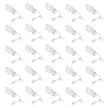 150Stk Clip-on Ohrringgrundlagen Silber Langlebig Und