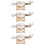 4Sets Holz Solar System Modell Kit, Lernspielzeug Für Schule, Bunt 10