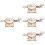 4Sets Holz Solar System Modell Kit, Lernspielzeug Für Schule, Bunt 8