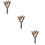 3Stk Stabile Holz Vogelstand Bunt - Und Ruheplatz 11