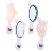 4Sets Niedliche Haarbürste Und Stylingkamm Mit Handspiegel Für