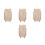 4Sets Unvollendete Holz Belohnungsgläser Für Kinder 5