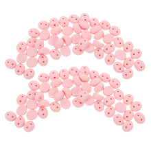 100Stk Schweinenasen Resin Pink Für Plüschtiere Puppen Zubehör