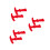 6Stk Riegel Silikon Rot T- Robust Und 5