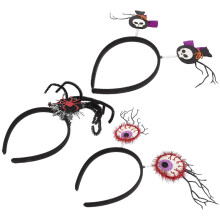 12Stk Halloween Haarbänder Aus ABS & Draht Für Party Und Kostüm