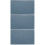 Blue Plastic Doll House Tile Wall Sheet for Mini Home Decor 9