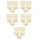 1000Stk Kupfer Perlenkappen Blumenform Schmuck Spacer DIY Set 8