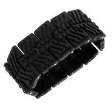 30Stk Flexible Kettenbauteile Für Rc Panzer Und Armeespielzeug Schwarz