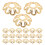 1000Stk Kupfer Perlenkappen Blumenform Schmuck Spacer DIY Set 3