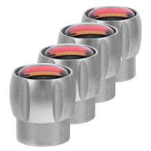 8Stk Auto Reifen Ventilkappen Aus Aluminium Silber Passend