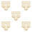 1000Stk Kupfer Perlenkappen Blumenform Schmuck Spacer DIY Set 9