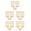 1000Stk Kupfer Perlenkappen Blumenform Schmuck Spacer DIY Set 6