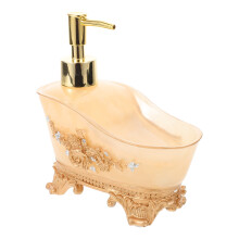 2Stk Nachfüllbarer Seifenspender Mit Edelstahlpumpe Elegant Gold