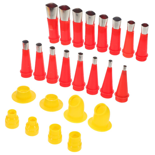 3Sets Dichtstoffdüsen Set Mit Gummitüllen Universal Präzise