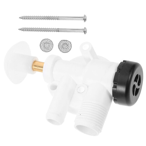 3Sets Camper Toiletten Ventil Ersatz ABS Wasser Füllventil Leckfrei 2