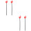4Stk Rote Zeigesticks Kunststoff Handpointer Party Spielzeug 4
