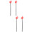 4Stk Rote Zeigesticks Kunststoff Handpointer Party Spielzeug 5