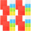 40Stk Farbige PVC Indexkarten Robust Für Organisation Und Schule 5