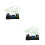 2Pièces Décor Aquarium Silicone Anémone Artificielle 8