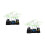 2Pièces Décor Aquarium Silicone Anémone Artificielle 5