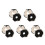 10Stk Haargummis Und Bunt Leichte Stoffaccessoires 10