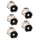 10Stk Haargummis Und Bunt Leichte Stoffaccessoires 6