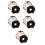10Stk Haargummis Und Bunt Leichte Stoffaccessoires 4