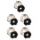 10Stk Haargummis Und Bunt Leichte Stoffaccessoires 9