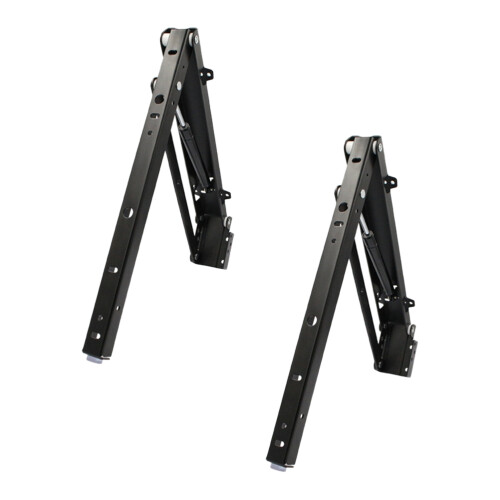 2Paare Schwarze Folding Sitzhocker Scharnier Wandhalter Zubehör