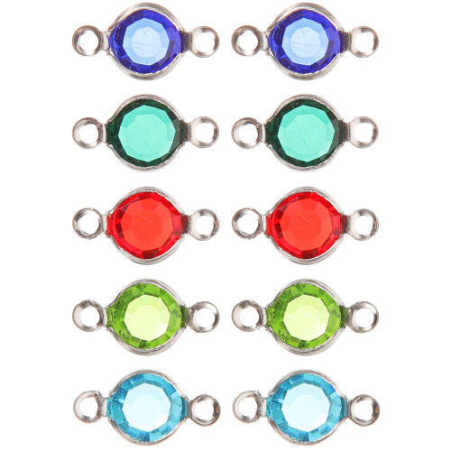 40Stk Armband Connector Charms Perlen Spacer Schmuck 1