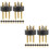 24St Xlr Male Connector Microfoon 3-Pin Kabeladapter Zwart 8